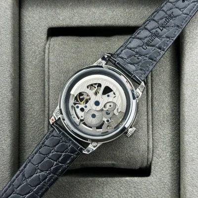 Патріотичний наручний годинник Awarder Незламний Харків Silver-Black Automatic