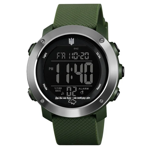Годинник наручний Awarder 033 Де би не був Army Green-Silver-Black фото 1