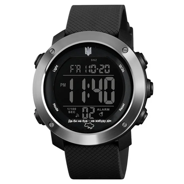 Годинник наручний Awarder 033 Де би не був Black-Silver-Black фото 1