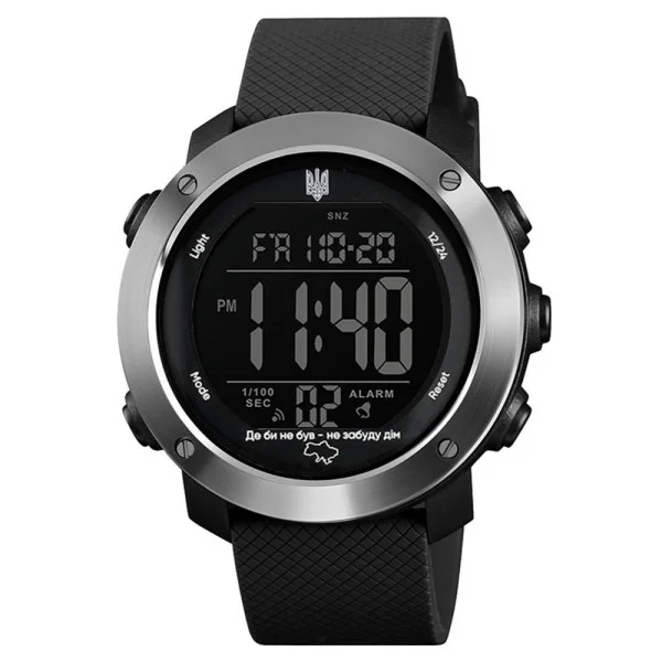 Часы наручные Awarder 033 Где бы ни был Black-Silver-Black фото 1