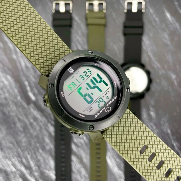 Годинник наручний Awarder 032 Де би не був Army Green-Black-White фото 7