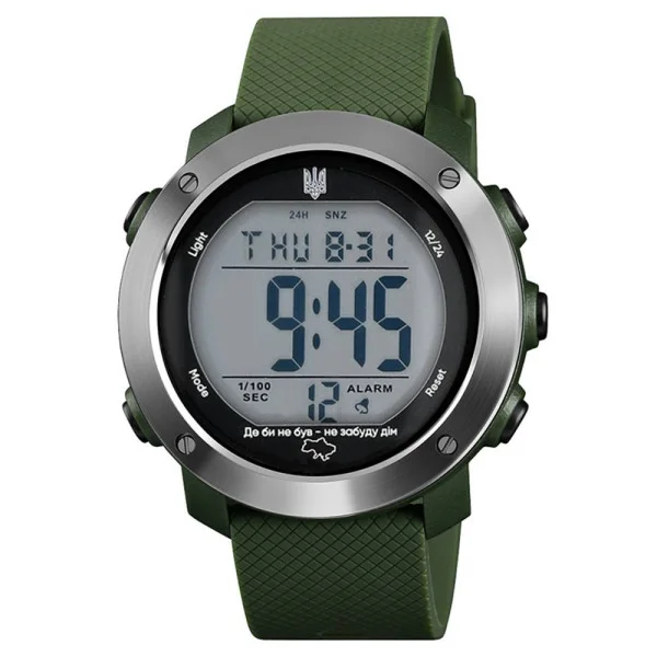 Часы наручные Awarder 033 Где бы ни был Army Green-Silver-White фото 1