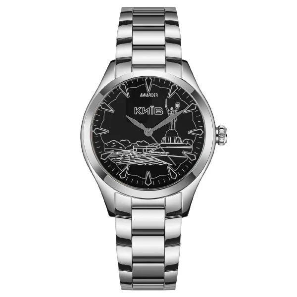 Женские часы Awarder 035 Киев I Silver-Black фото 1