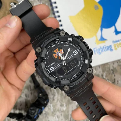 Часы наручные Patriot 001BKDSNS ДСНС Черные + Коробка.