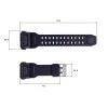 Ремінець для годинника Skmei 1637BK Black фото 5
