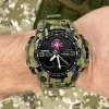 Годинник наручний Patriot 001CMGRZSU ЗСУ Зелений камуфляж + Коробка. фото 6