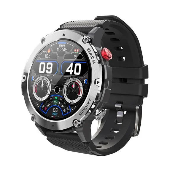 Розумний годинник Modfit Sniper Black-Silver 36 мм. фото 1