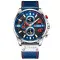 Curren 8393 Silver-Blue