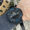 Часы наручные Patriot 001BUTRO ТРО Черные с синим + Коробка фото 4
