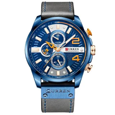 Мужские часы Curren 8393 Blue