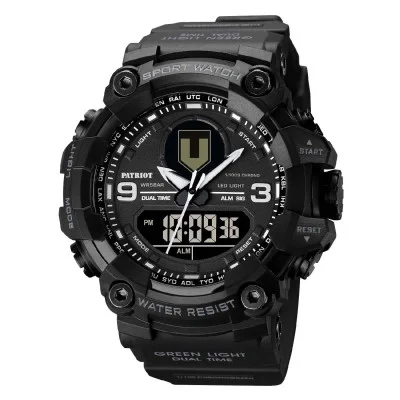 Часы наручные Patriot 001BKTRO ТРО Черные + Коробка