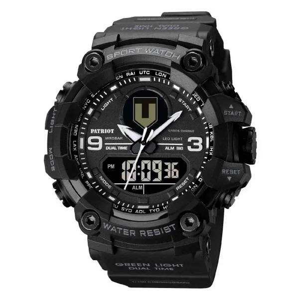 Часы наручные Patriot 001BKTRO ТРО Черные + Коробка фото 5