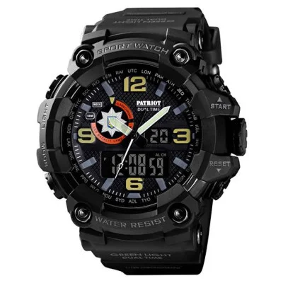 Часы наручные Patriot 002BKPO Полиция Черные + Коробка