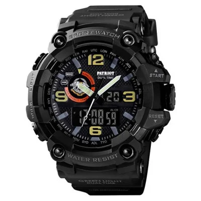 Часы наручные Patriot 002BKSSO ССО Черные + Коробка