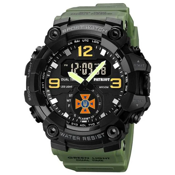 Часы наручные Patriot 003AGDSNS ДСНС Зеленые + Коробка фото 3