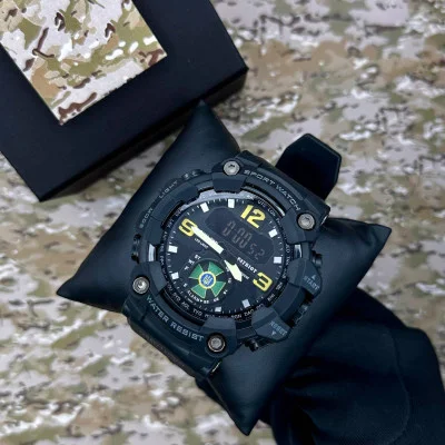 Часы наручные Patriot 003BKDPS ДПС Черные + Коробка.