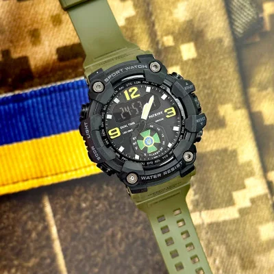 Часы наручные Patriot 003AGDPS ДПС Зеленые + Коробка.
