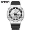 Чоловічий годинник Sanda 3167 Silver фото 2