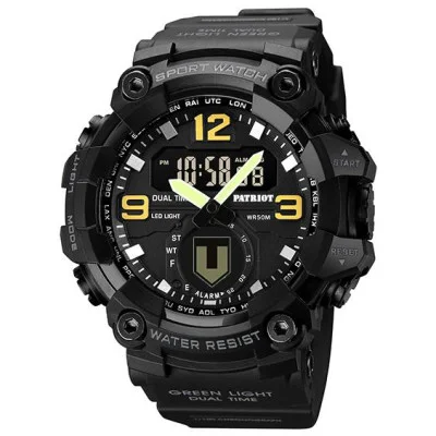 Часы наручные Patriot 003BKTRO ТРО Черные + Коробка