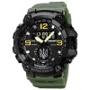 Годинник наручний Patriot 003AGUASI Тризуб срібло Зелені + Коробка. фото 6