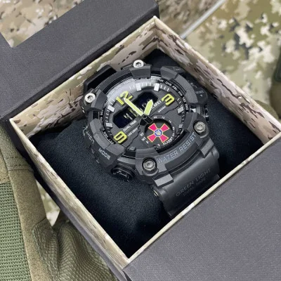 Часы наручные Patriot 004BKSU ВСУ Черные + Коробка.
