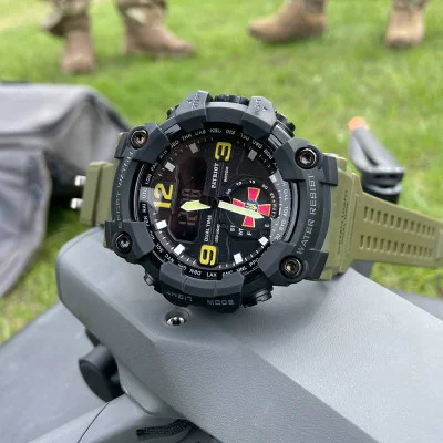 Часы наручные Patriot 004AGSU ВСУ Зеленые + Коробка.