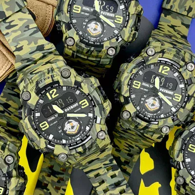 Часы наручные Patriot 004CMGRSSO ССО Зеленый камуфляж + Коробка.