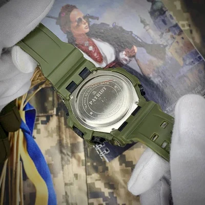 Часы наручные Patriot 004CMGRDPS ДПС Зеленый камуфляж + Коробка.