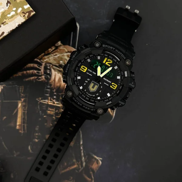 Часы наручные Patriot 004BKTRO ТРО Черные + Коробка фото 5