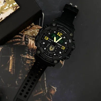 Часы наручные Patriot 004BKTRO ТРО Черные + Коробка