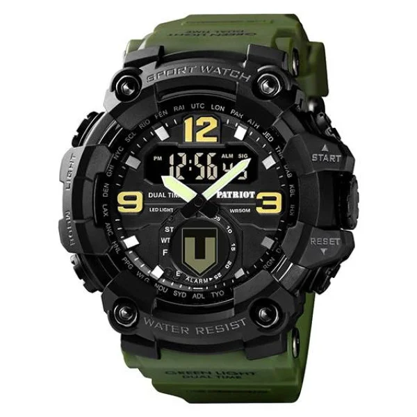 Часы наручные Patriot 004AGTRO ТРО Зеленые + Коробка фото 3