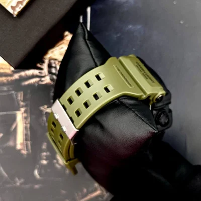 Часы наручные Patriot 004AGUASI Трезубец серебро Зеленые + Коробка.