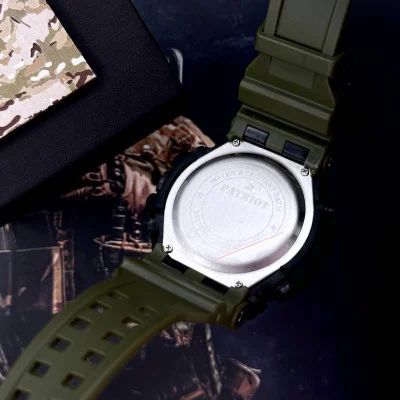 Часы наручные Patriot 004AGUAGD Трезубец золото Зеленые + Коробка.
