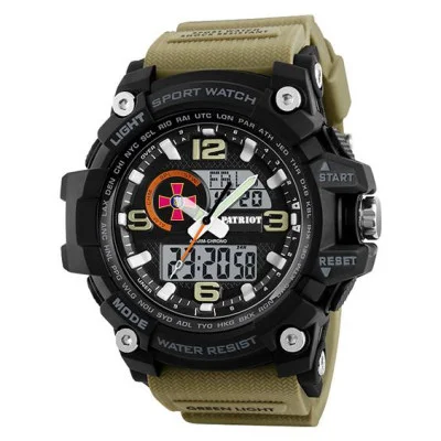 Часы наручные Patriot 012BKKHSU ВСУ Черные из хаки + Коробка.