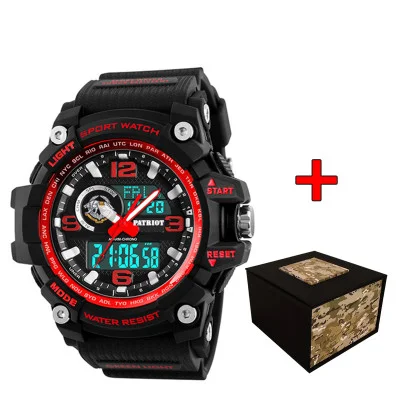 Patriot 012BKRDSSO ССО Чорні з червоним + Коробка