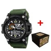 Часы наручные Patriot 012AGSSO ССО Черные с зеленым + Коробка фото 2