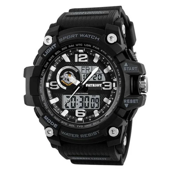 Часы наручные Patriot 012BKSSO ССО Черные + Коробка фото 3
