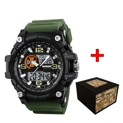 Patriot 012AGDSNS ДСНС Черные с зеленым + Коробка.