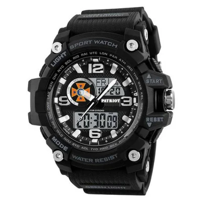 Часы наручные Patriot 012BKDSNS ДСНС Черные + Коробка