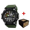 Часы наручные Patriot 012AGDPS ДПС Черные с зеленым + Коробка фото 2