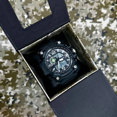 Часы наручные Patriot 012BKDPS ДПС Черные + Коробка.