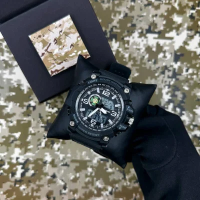 Часы наручные Patriot 012BKDPS ДПС Черные + Коробка.