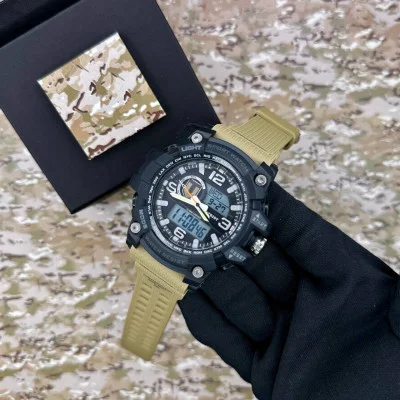Часы наручные Patriot 012BKKHTRO ТРО Черные из хаки + Коробка.