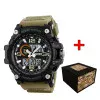 Часы наручные Patriot 012BKKHTRO ТРО Черные из хаки + Коробка. фото 2