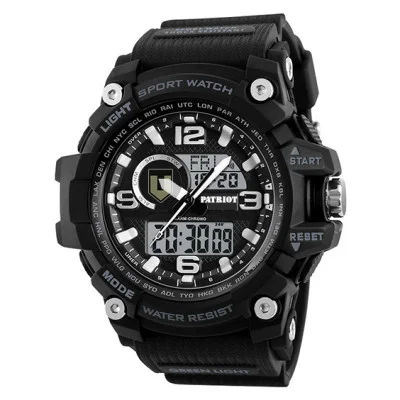 Годинник наручний Patriot 012BKTRO ТРО Чорні + Коробка.