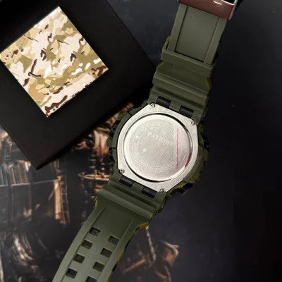 Часы наручные Patriot 003CMGRSU ВСУ Зеленый камуфляж + Коробка.