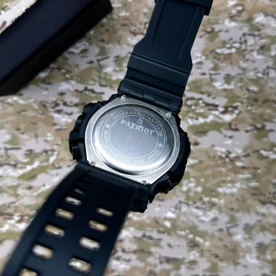 Часы наручные Patriot 003BKSU ВСУ Черные + Коробка.