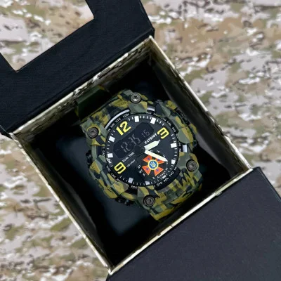 Patriot 003CMGRDSNS ДСНС Зеленый камуфляж + Коробка.