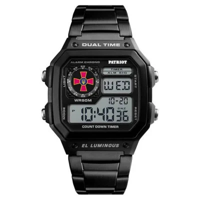 Часы наручные Patriot 011SISU ВСУ Черные + Коробка
