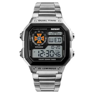 Годинник наручний Patriot 011BKDSNS ДСНС Срібло + Коробка